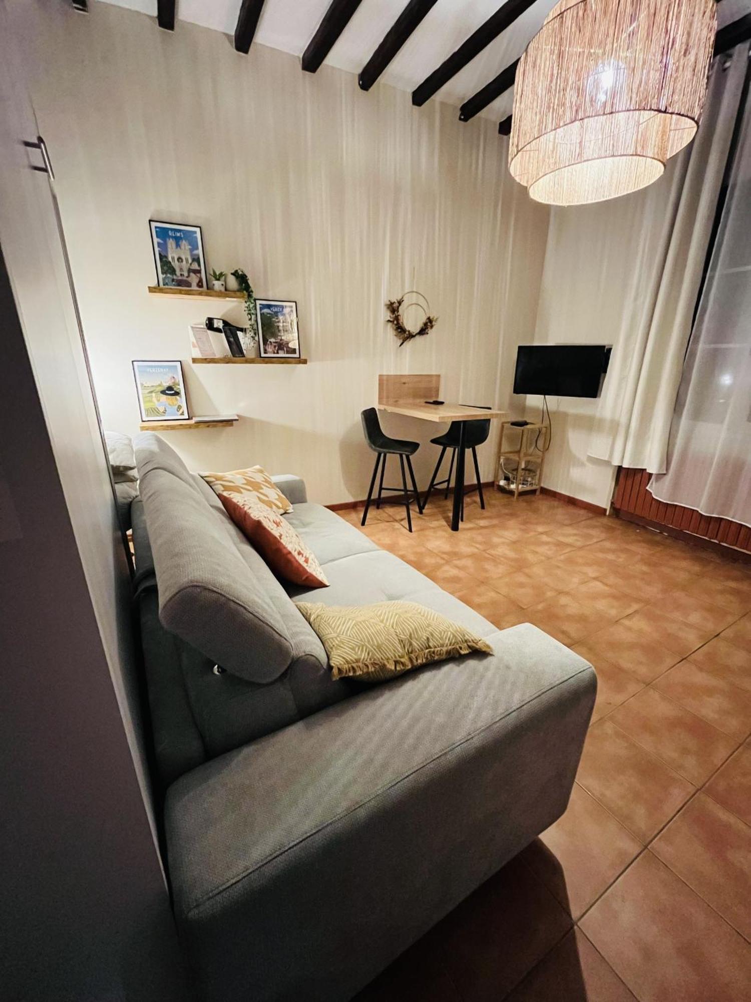 Logement, Plein Centre Du Village De Verzy Exterior foto